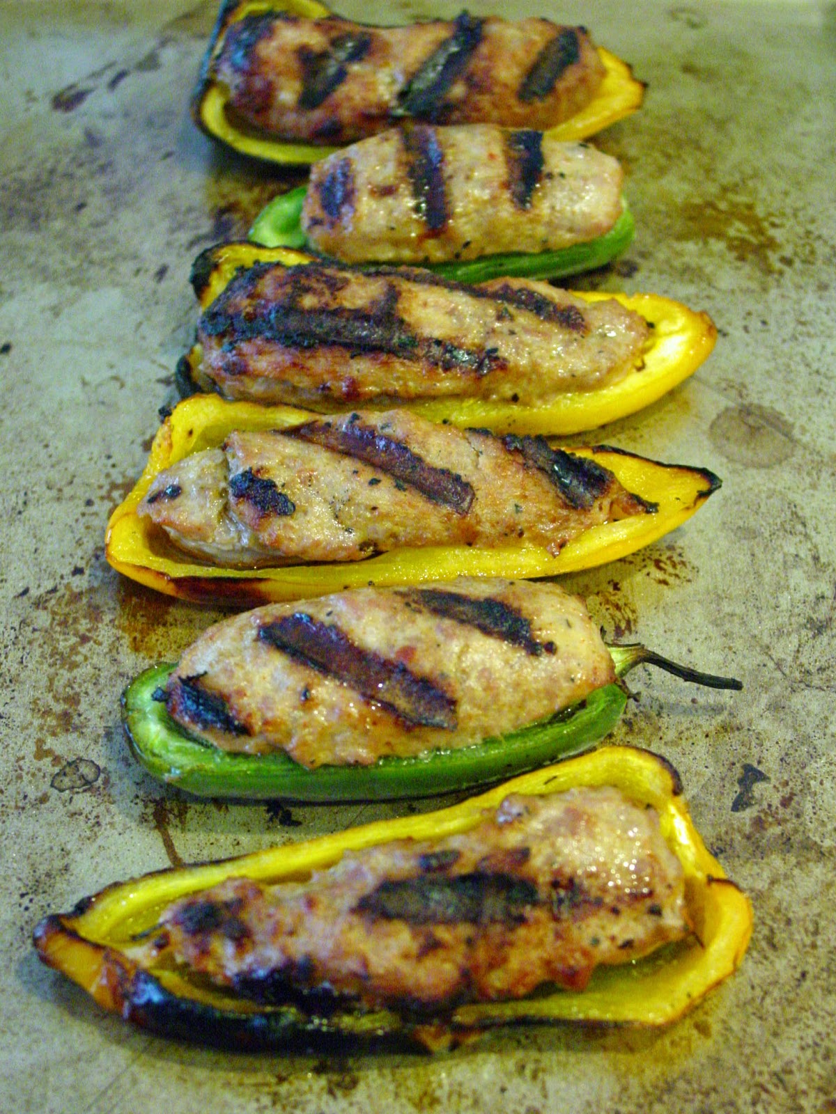 Soup Spice Everything Nice Grilled Italian Sausage Stuffed Peppers