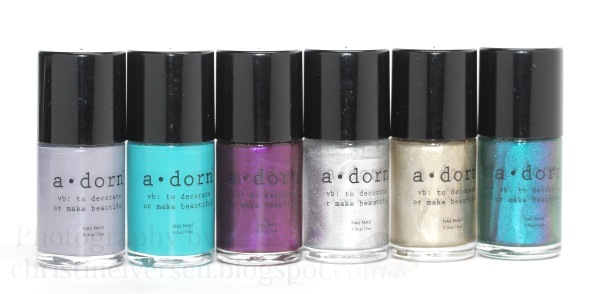 Makeup, Beauty & Fashion: Giveaway: Win a.dorn Nail Paints in Violet Moon, Age Of Aquarius, Tequila Mockingbird, L'Age d'Or, Landlocked Mermaid & Sail On Silver Girl