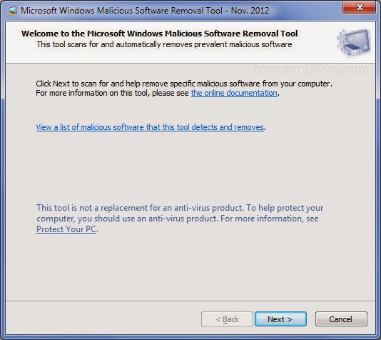 the microsoft malicious software removal tool