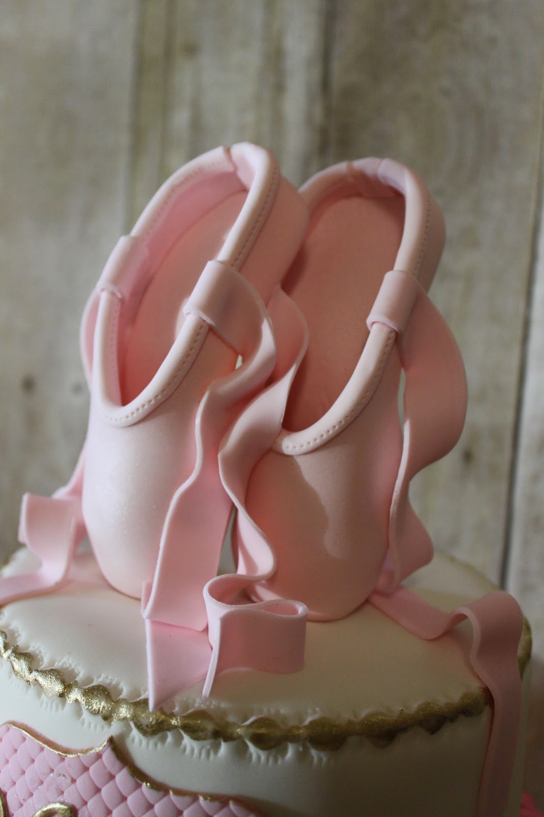 Ballerina Themed Baby Shower Cake