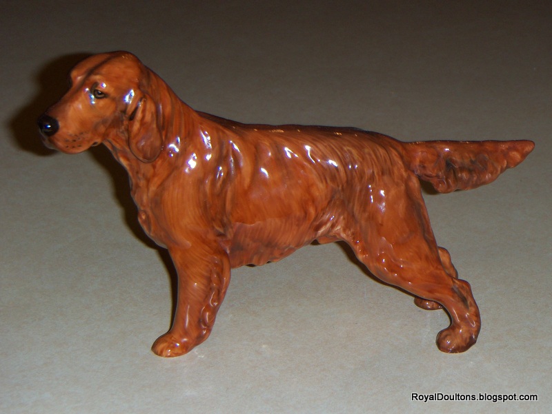 royaldoultons Royal Doulton Irish Setter Dog Figurine HN 1055