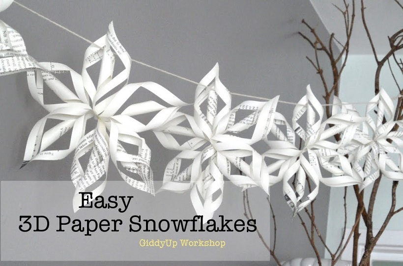 3d paper snowflake tutorial 3d paper snowflake