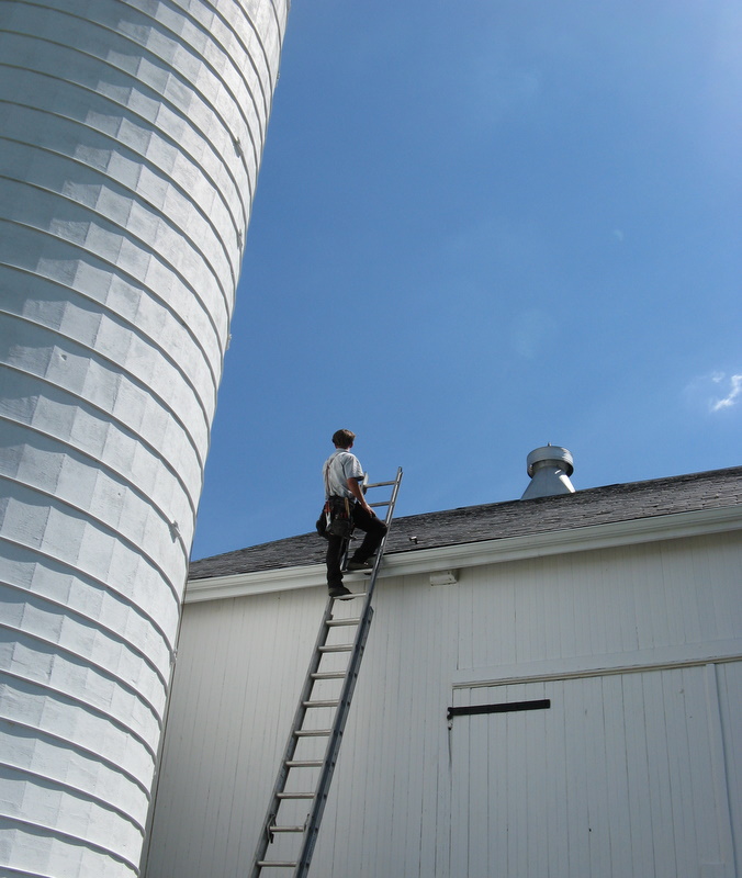 Happily Married To The Cows Slate Roof Repair