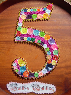 Faith's Quilling : 50th Birthday