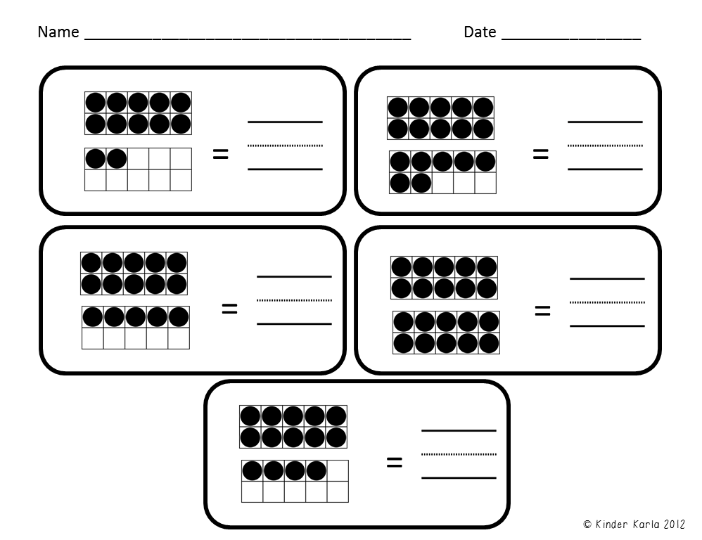 Kindergarten Math Assessment Test