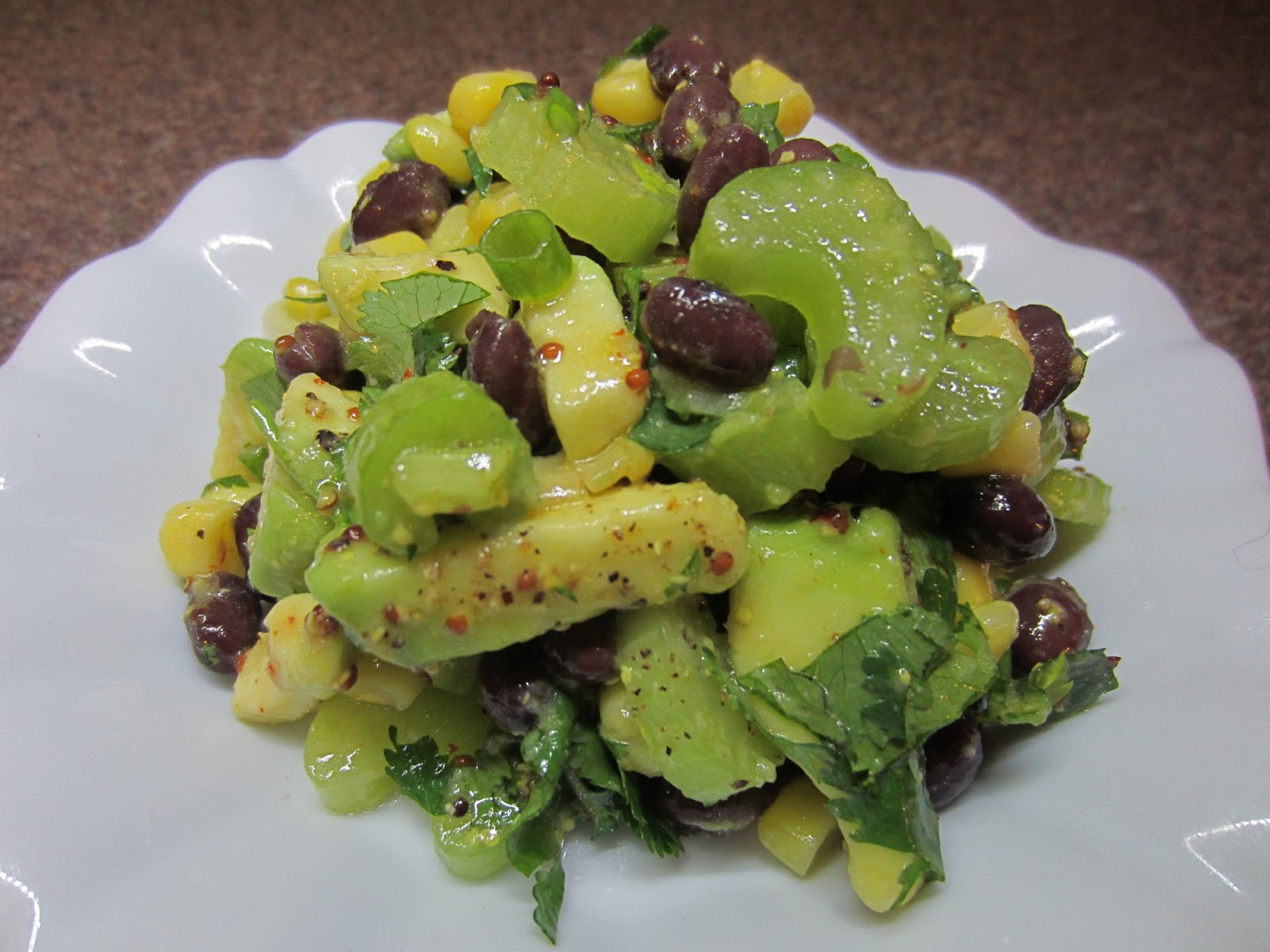 Trobairitz' Table d'hote Black Bean Avocado Salad