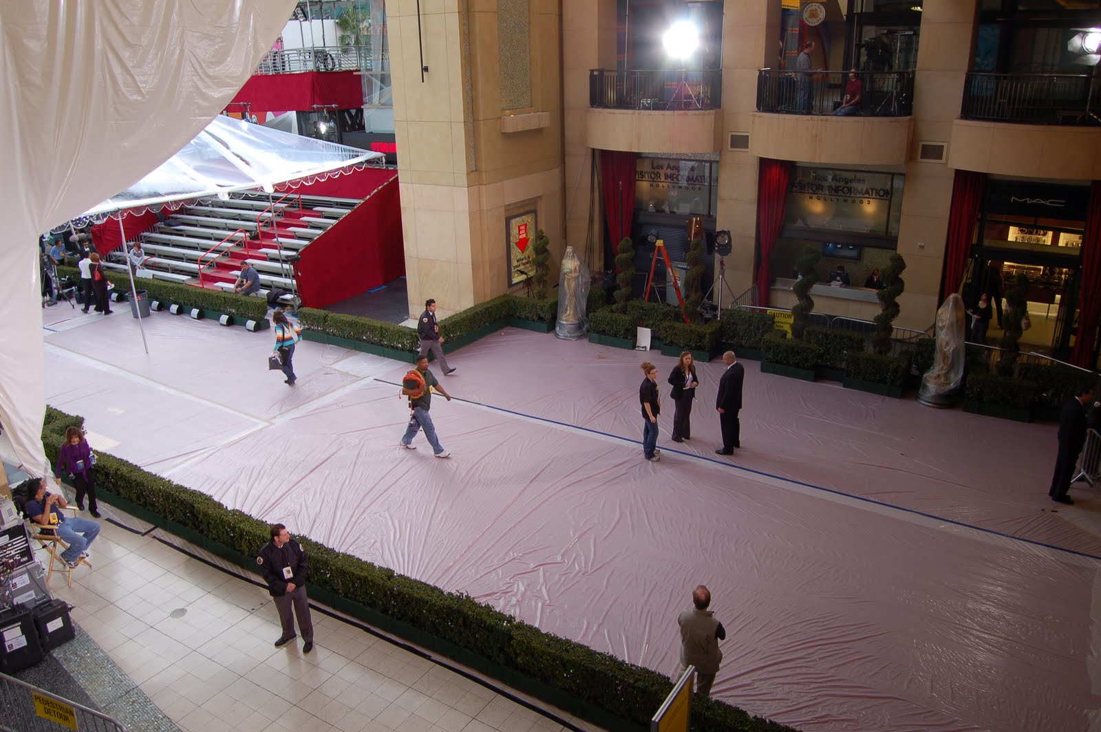 Red Carpet Setup