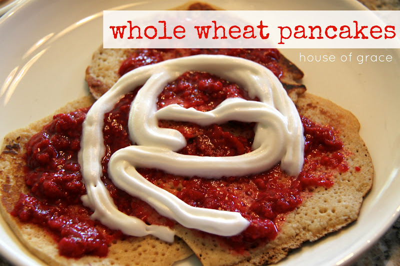 Homemade Whole Wheat Pancakes Bonnie Donahue