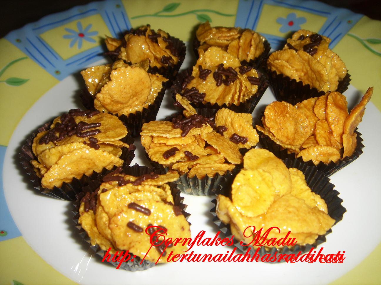 Resepi Biskut Cornflakes Madu Resepi Kuih Raya Yang Paling