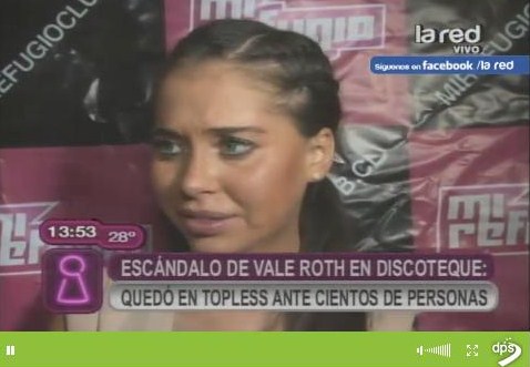 toda la semana, Valentina Roth se dedico a anunciar la celebración de