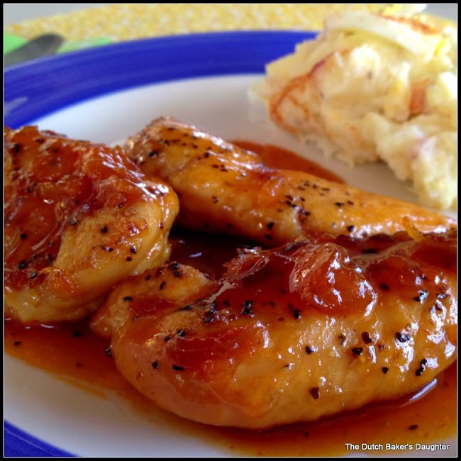 The Dutch Baker's Daughter Saucy Apricot Chicken