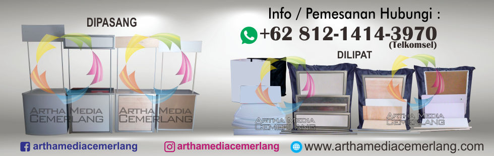 Meja Booth Portable, Meja Pameran Portable, Jual Booth Portable, Meja Booth Portable