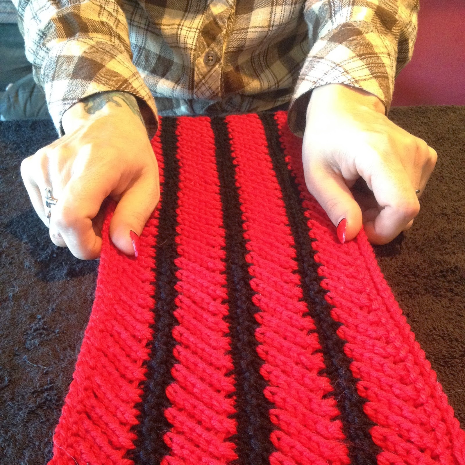 She Knits in Pearls Hot Steam and Cold Weather