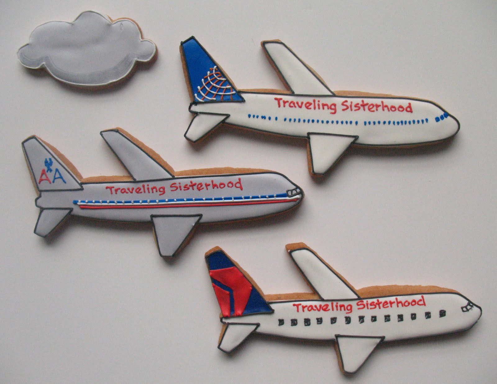 airplane cookies Airplane cookies, Fancy cookies, Sugar cookies decorated