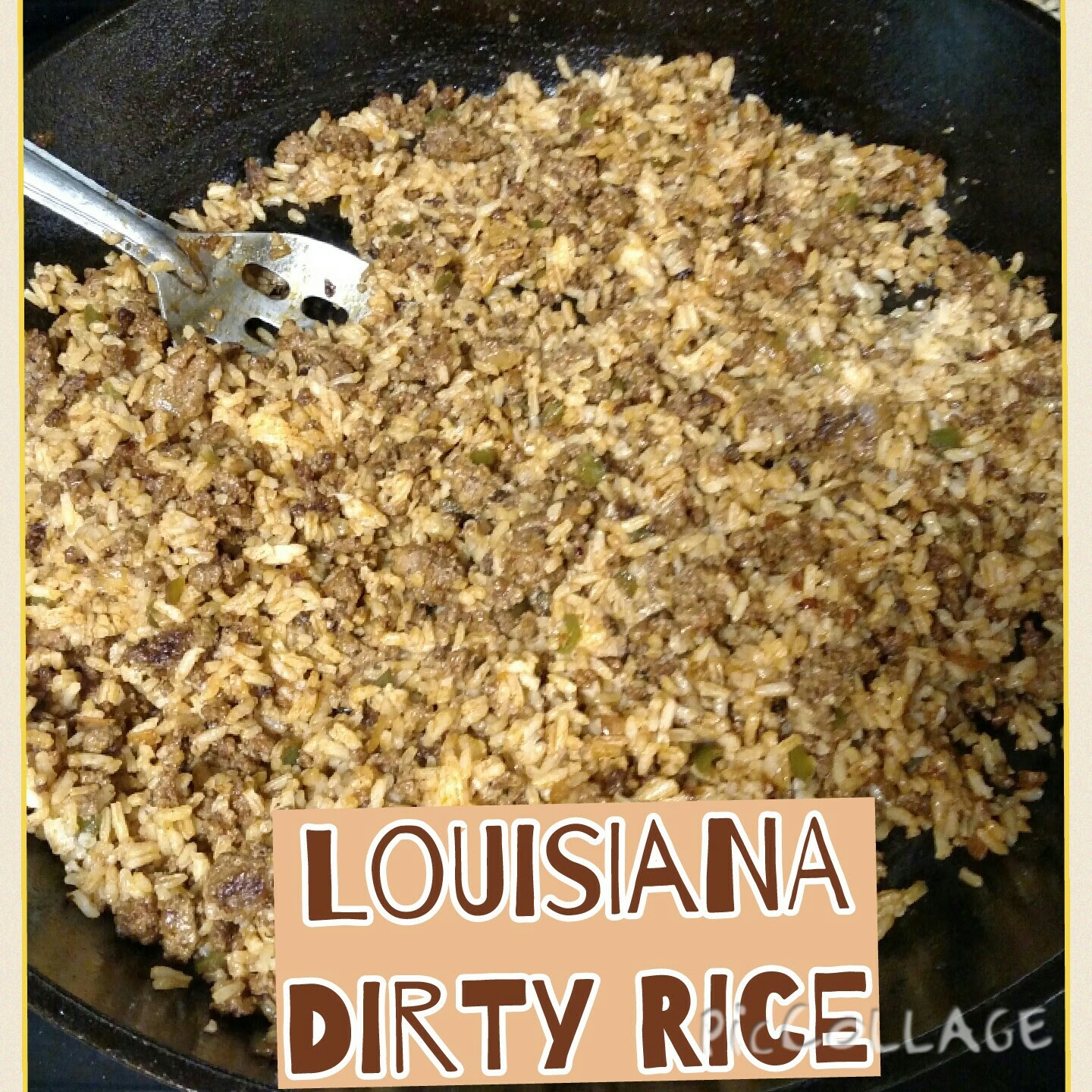 Hot Southern Mess Louisiana Dirty Rice