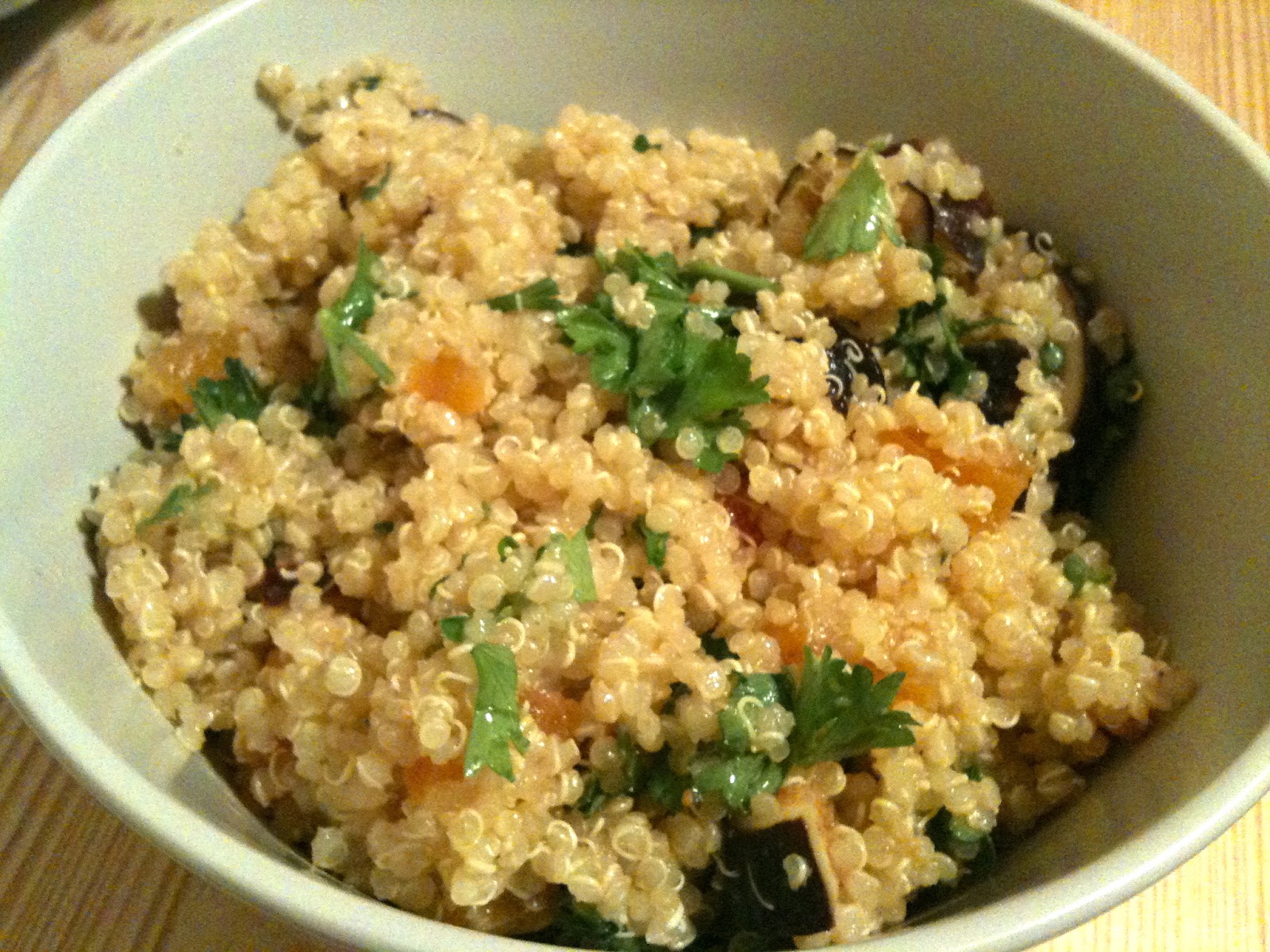 Caroline's Kitchen Fig and Apricot Quinoa Salad