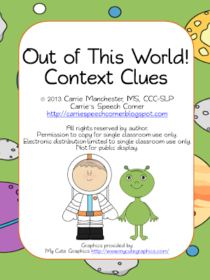 context clues multiple choice exercise answers