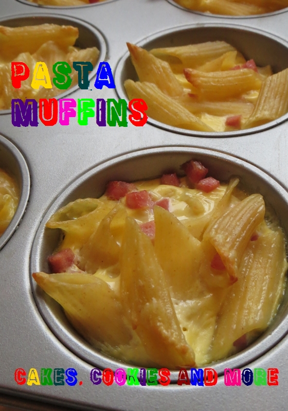 Pastta Muffins mit Schinken
