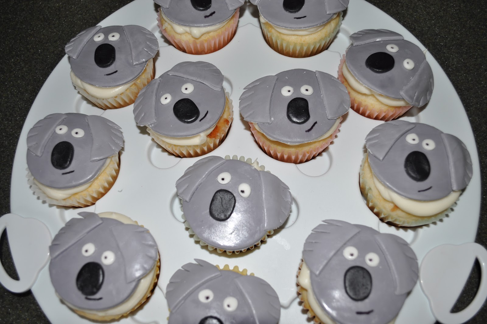 Katie's Cake Creations Koala cupcakes