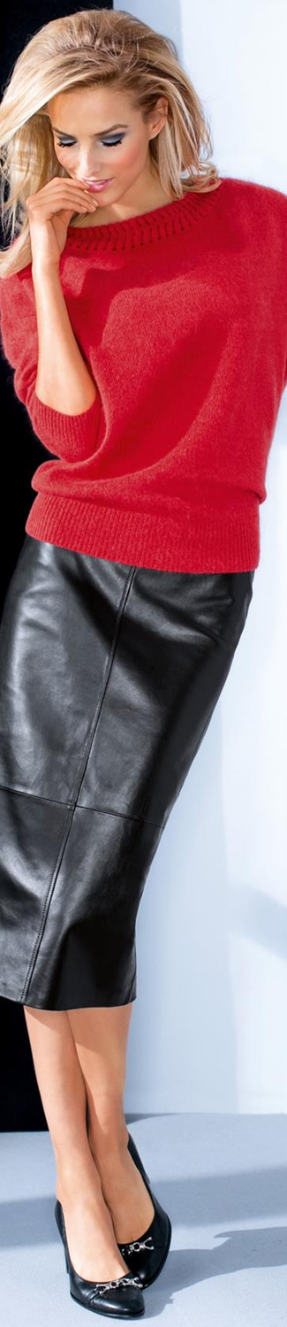 MADELEINE Leather Skirt