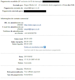 Pagamento WordLinx - PTCs em Prática