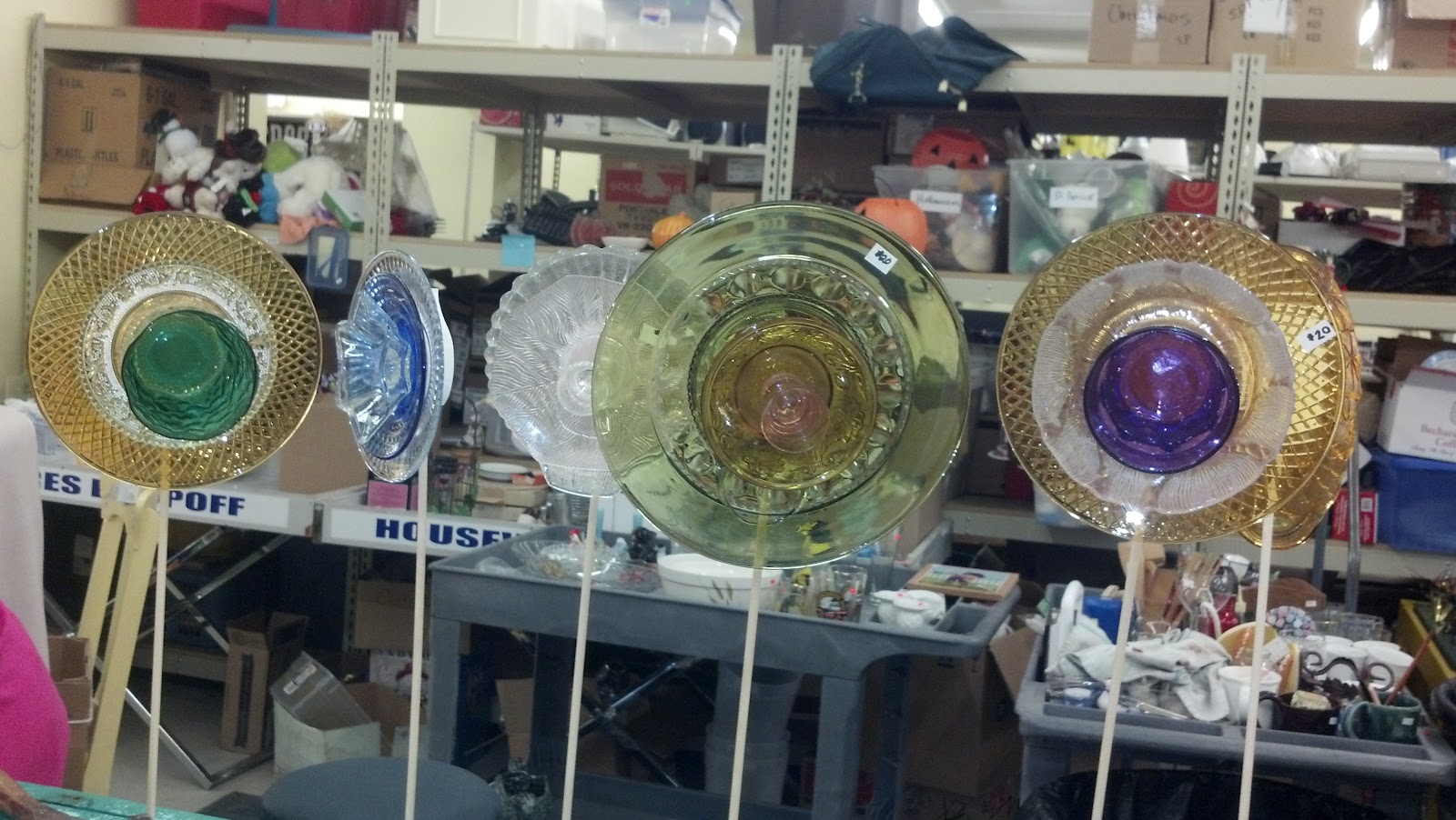 Meena Schaldenbrand DIY Glass Ornaments for the Lawn