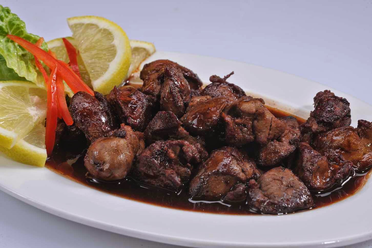 Kasabet Djaj (Chicken Livers with Garlic and Coriander) Lebanese