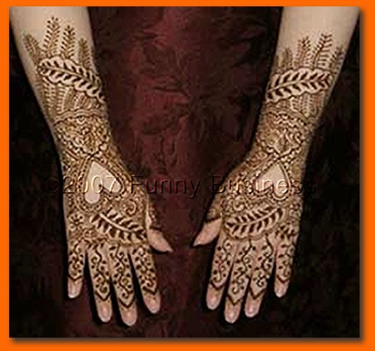 Henna Tattoo For Hands Design