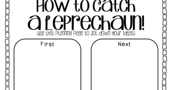 Everything Education : "How to Catch a Leprechaun" Sequencing Worksheet