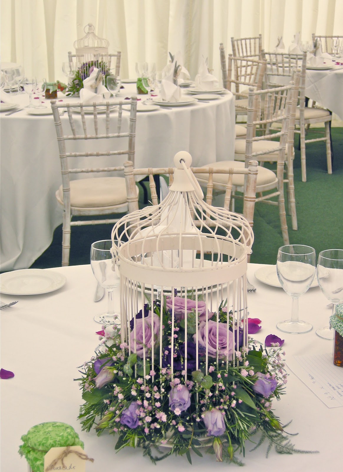 Birdcage Wedding Flowers