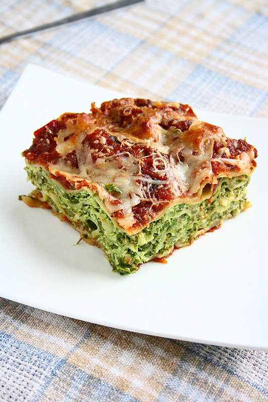 collecting memories Spinach & Ricotta Lasagna