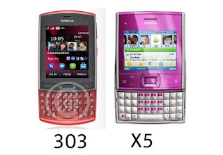 New Nokia 303 and Nokia X5 