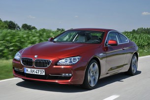 2012 BMW 6 Series Coupe driving 2012 BMW 6 Series Coupe driving