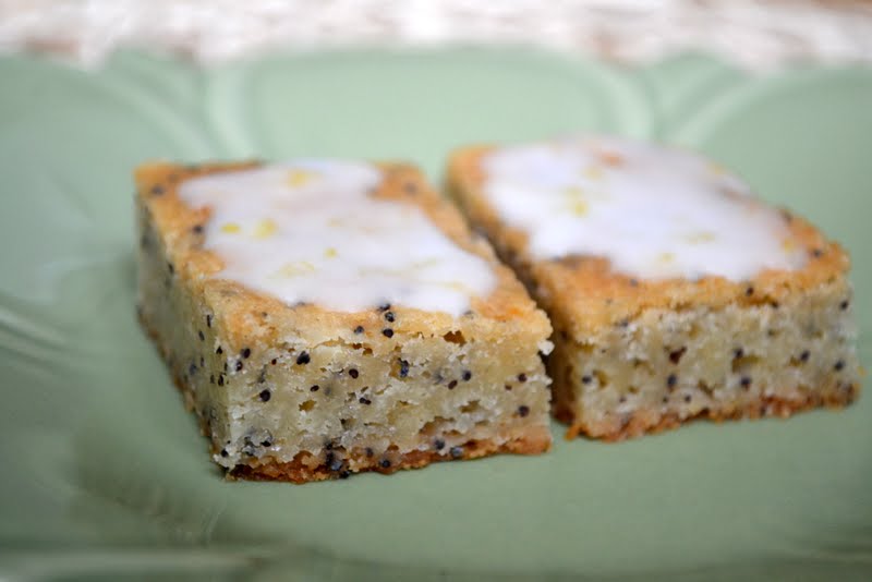Anush Lini Lemon Poppy Seed Squares