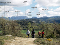 Panoràmica de Cabrera des de molt a prop d'El Pendís Panoràmica de Cabrera des de molt a prop d'El Pendís