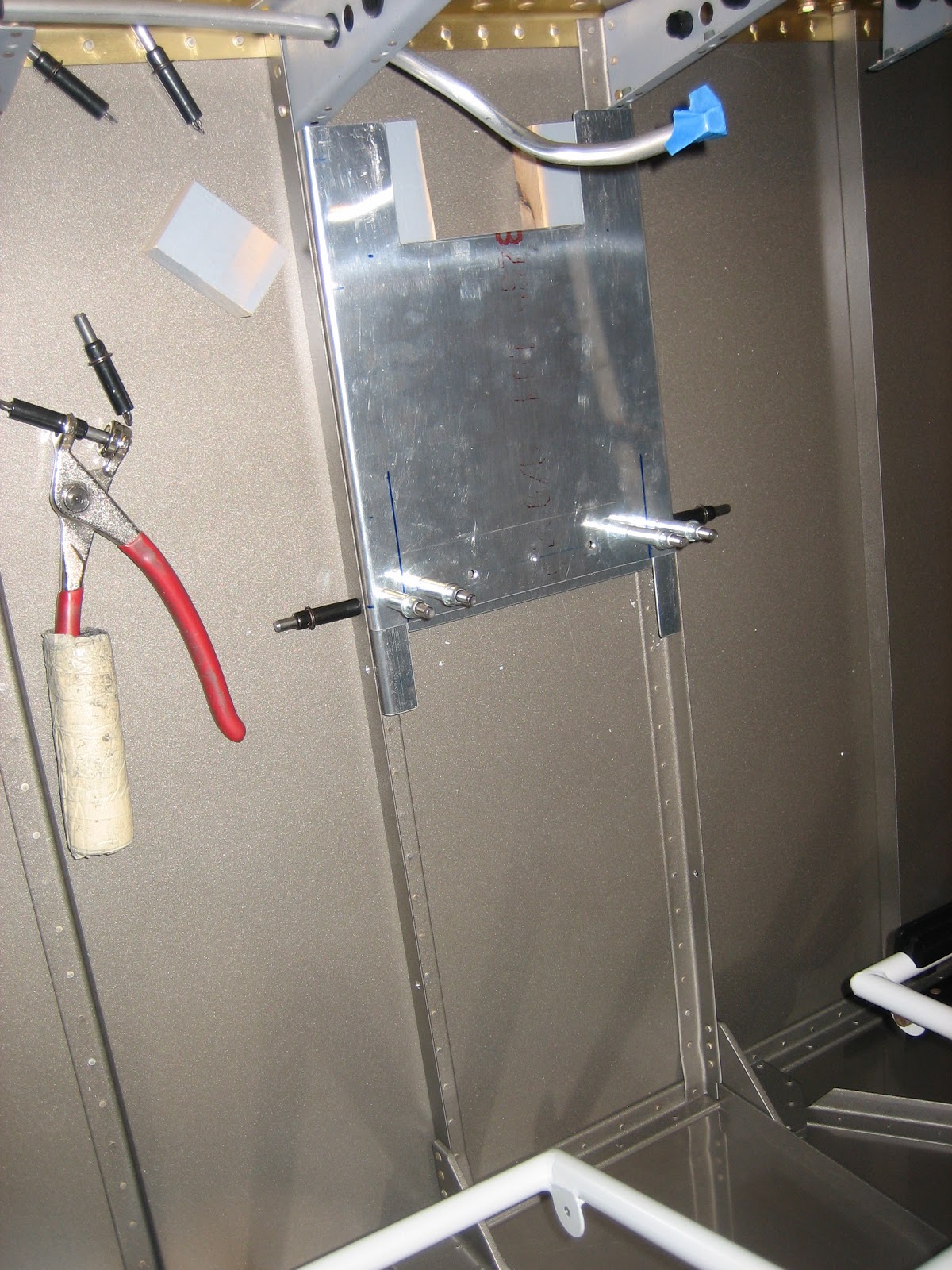 Chad and Bekah's RV7 More Boost Pump and Fresh Air Vent work..