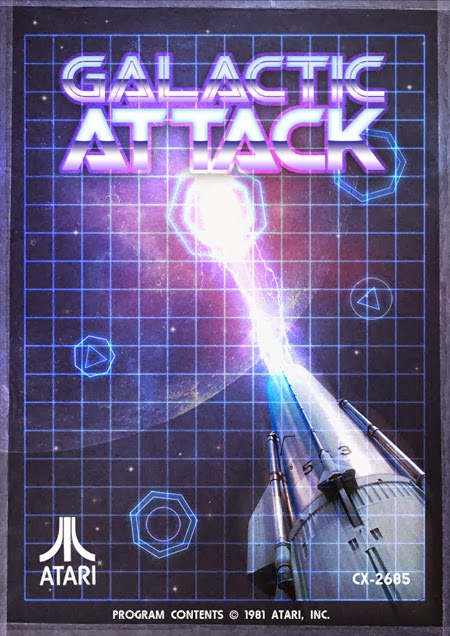 A Retro Sci-Fi Computer Game Poster A Retro Sci-Fi Computer Game Poster