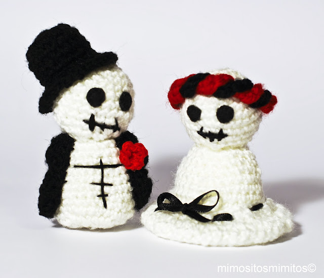 amigurumi de ganchillo con lana especial halloween hecho a mano 