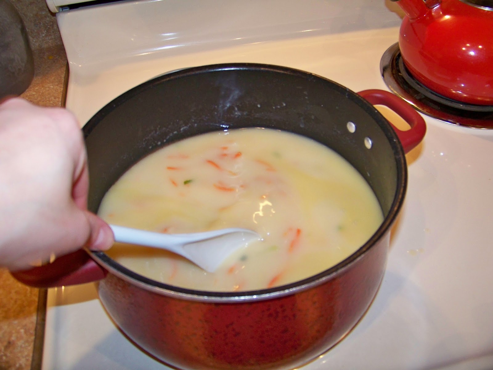 The Mrs. Wilson Cream Ham and Rice Soup