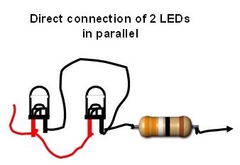 DIY Christmas lights: Electrical theory 1.3g - Parallel LED connections