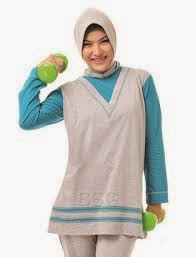 Model Fashion Baju Muslim Senam Wanita Terbaru 2015