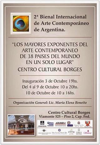 Invitación II Bienal de Arte Contemporánea de Argentina