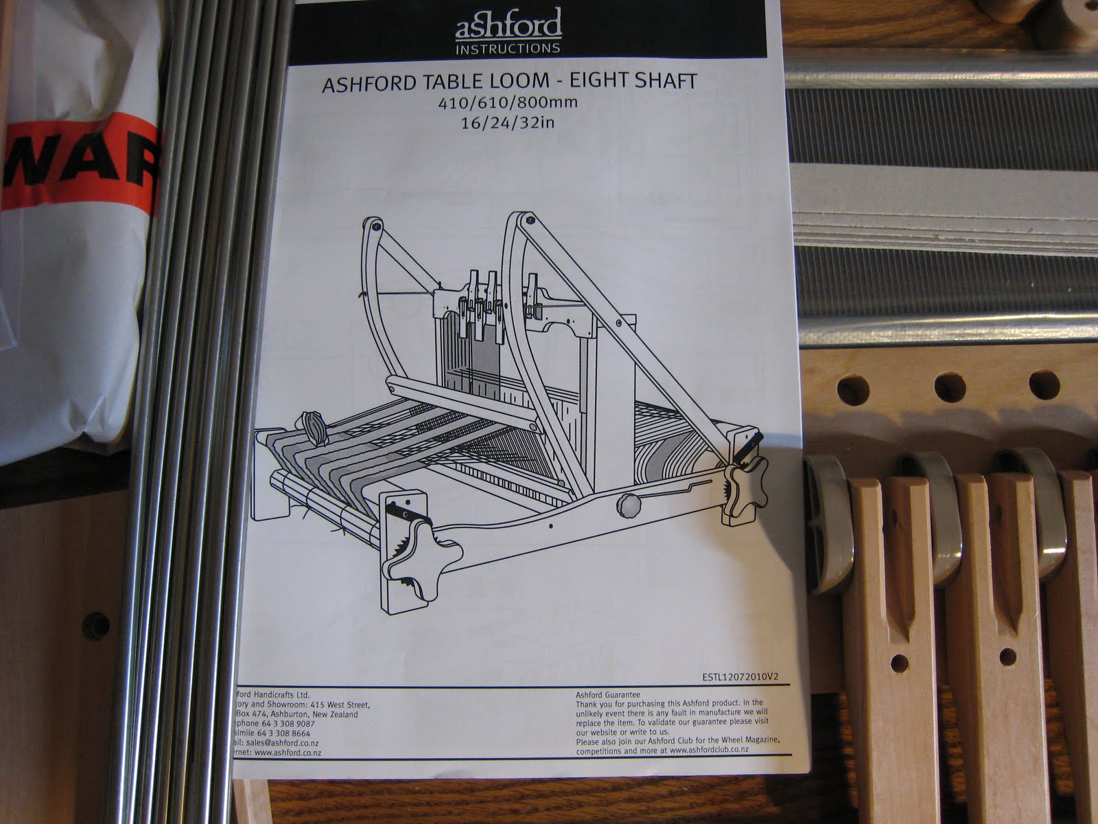 MadCityMike's Blog "My Ashford 24" Table Loom!!!!"