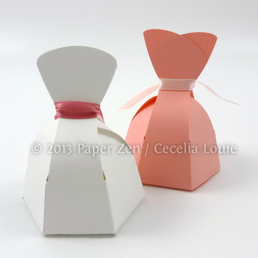 to Paper Zen Cecelia Louie Bride Dress and Groom Tuxedo