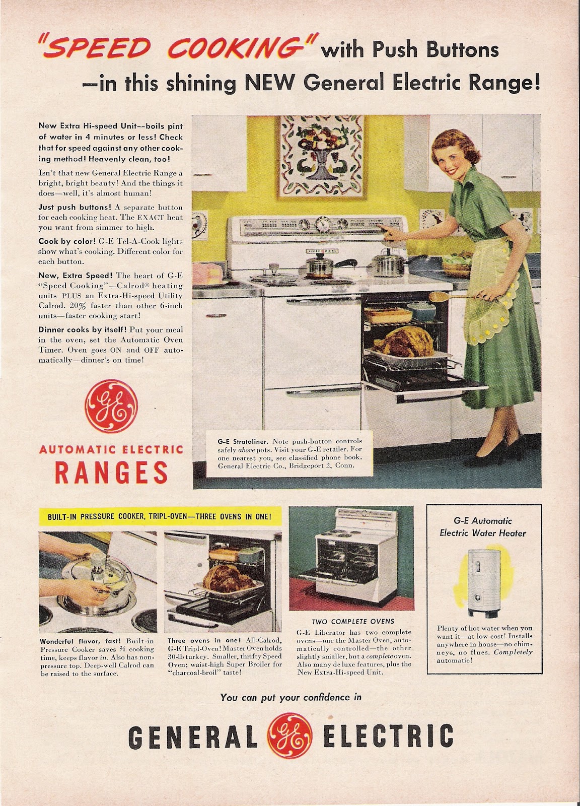 Apron History Kitchen Appliance Ads