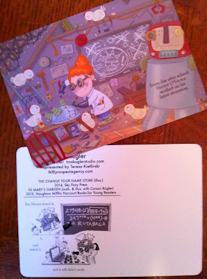 GotPrint Tina Kugler illustrated postcards front and back