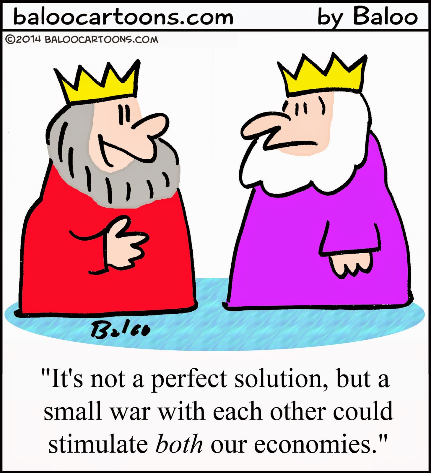 BALOO'S CARTOON BLOG Kings cartoon