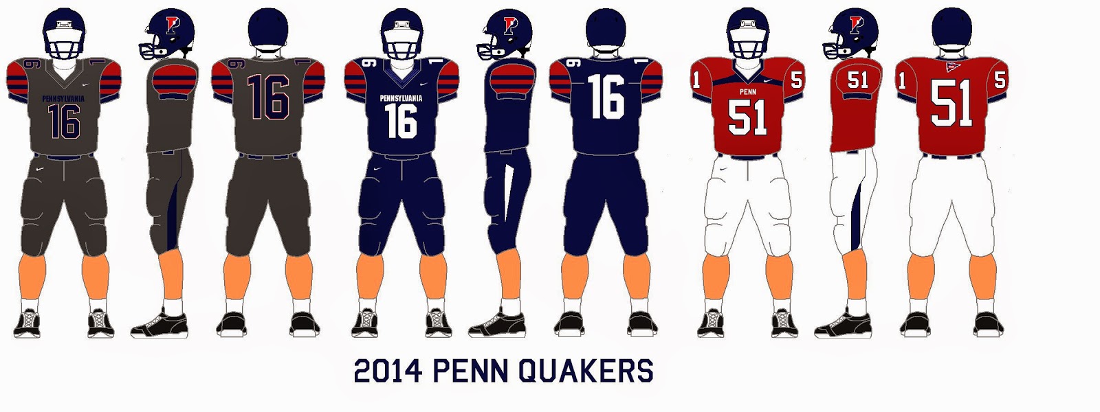 Gridiron Garb Penn Quakers (199294)