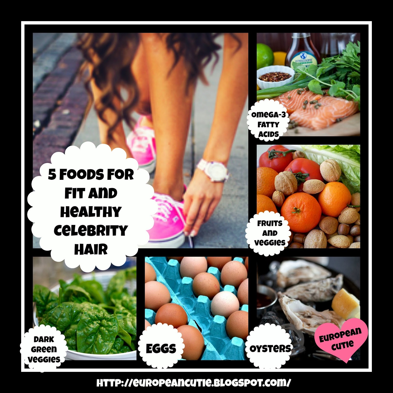 European Cutie ♥: 5 Foods For Fit and Healthy Celebrity Hair ♥