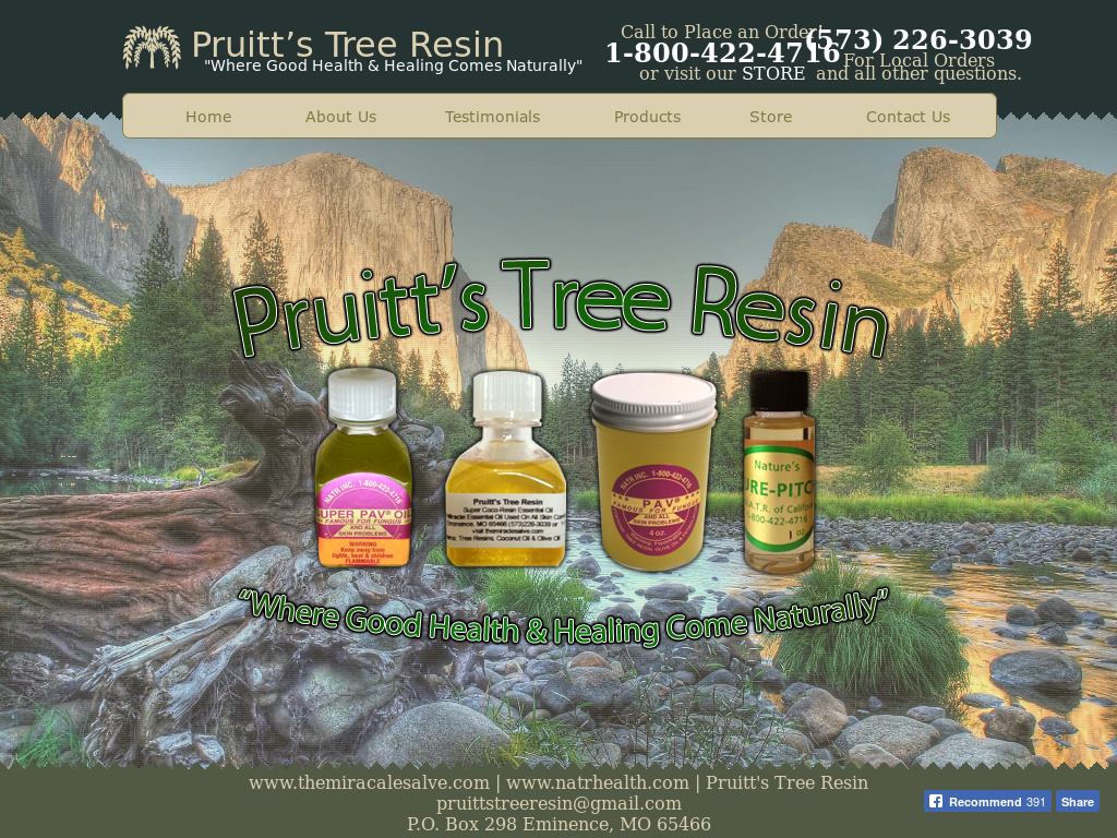 PRUITT'S TREE RESIN